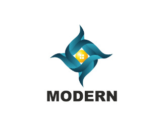 Projektowanie logo dla firmy, konkurs graficzny modern star